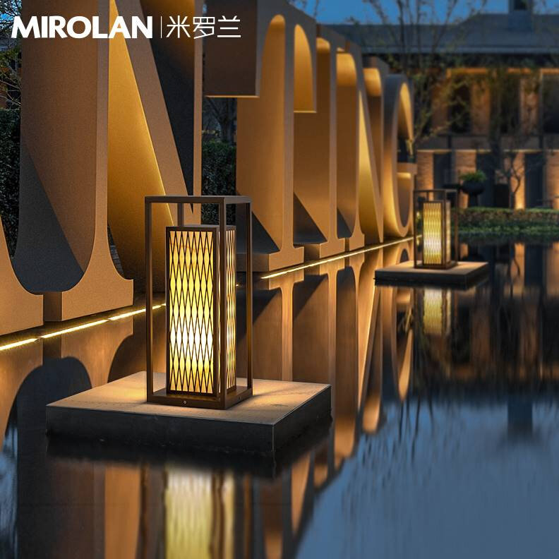 米罗兰新中式户外灯庭院灯草坪灯防水样板房楼盘氛围灯别墅景观灯