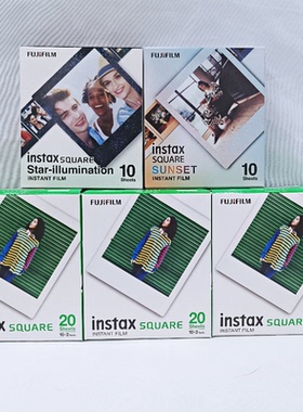 【现货速发】拍立得方形相纸 4寸适用SQ1/6/10/20/SQUARE系列相机