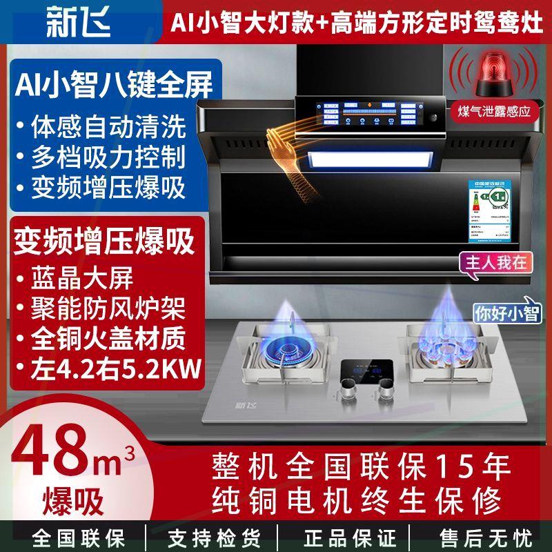 大吸力抽油烟机燃气灶套装组合家
