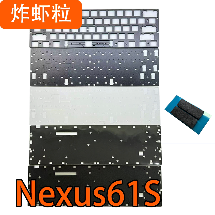 Nexus61S 磁轴键盘声音包PORON夹心棉底棉PET声优垫IXPE轴下垫图片