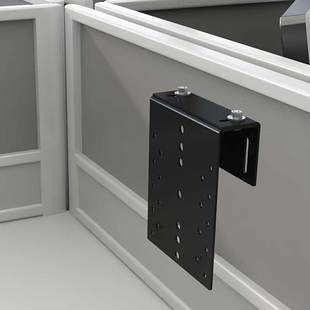 显示器玻璃屏风挂架间断支架显示屏电脑支撑架升降通用 转接底座