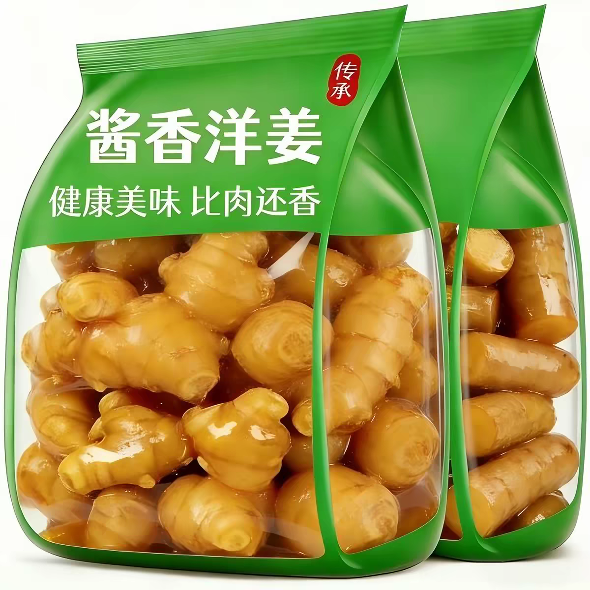 酱洋姜咸菜农家腌制下饭菜脆嫩鬼子姜爽口下饭姜不辣洋山芋泡菜