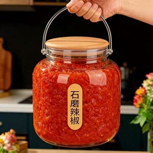 【传统农家】石磨辣椒酱特辣拌饭拌面沙县小吃蘸料原味蒜蓉辣椒酱