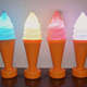 冰淇淋模型仿真摆件发光灯箱展示甜筒冰激凌球广告牌大型商用大号