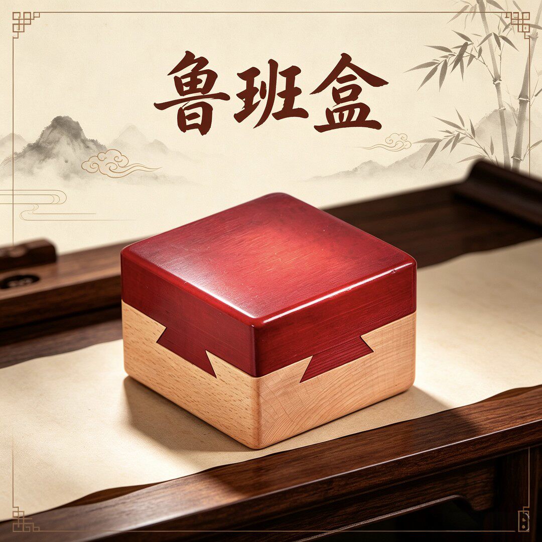 智趣鲁班盒孔明锁积木魔盒益智逻辑玄机盒榫卯结构机关解谜玩具
