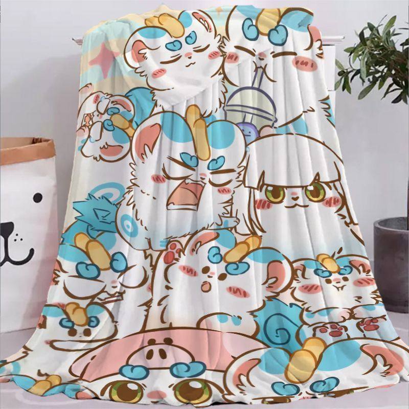 有兽焉有兽焉可爱卡通毛毯办公室午睡小腿盖毯子学生宿舍休闲毯子,模玩/动漫/周边/娃圈三坑/桌游,动漫挂件/文具,淘宝优惠券,粉丝福利购,淘宝优惠卷