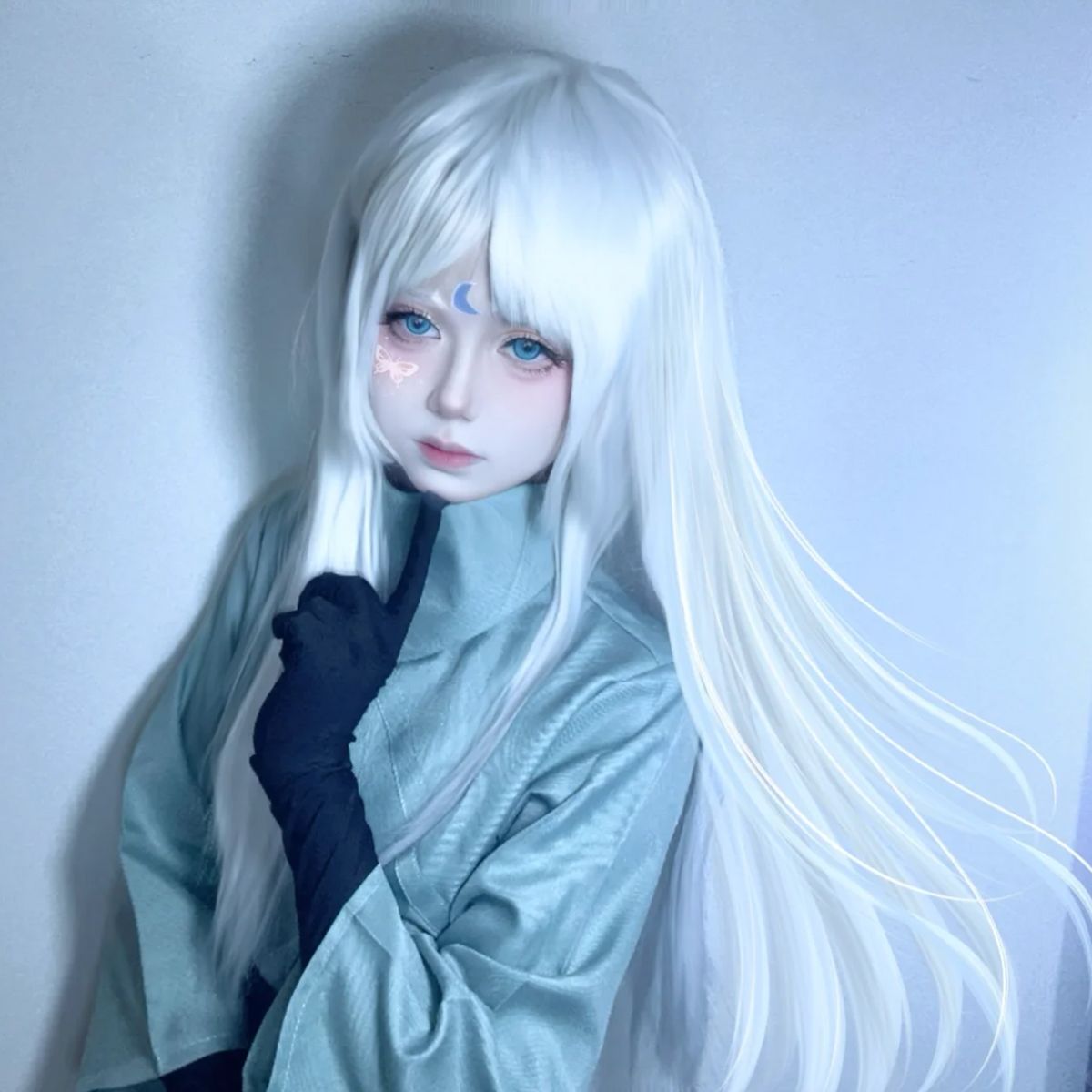 光遇cos服假发白色假头禁