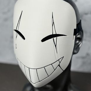 怪诞马戏团怪胎马戏团病娇pierrot小丑cos面具皮埃罗cosplay道具