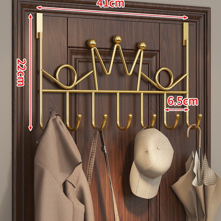 主卧门后挂衣架厨房门房间挂钩