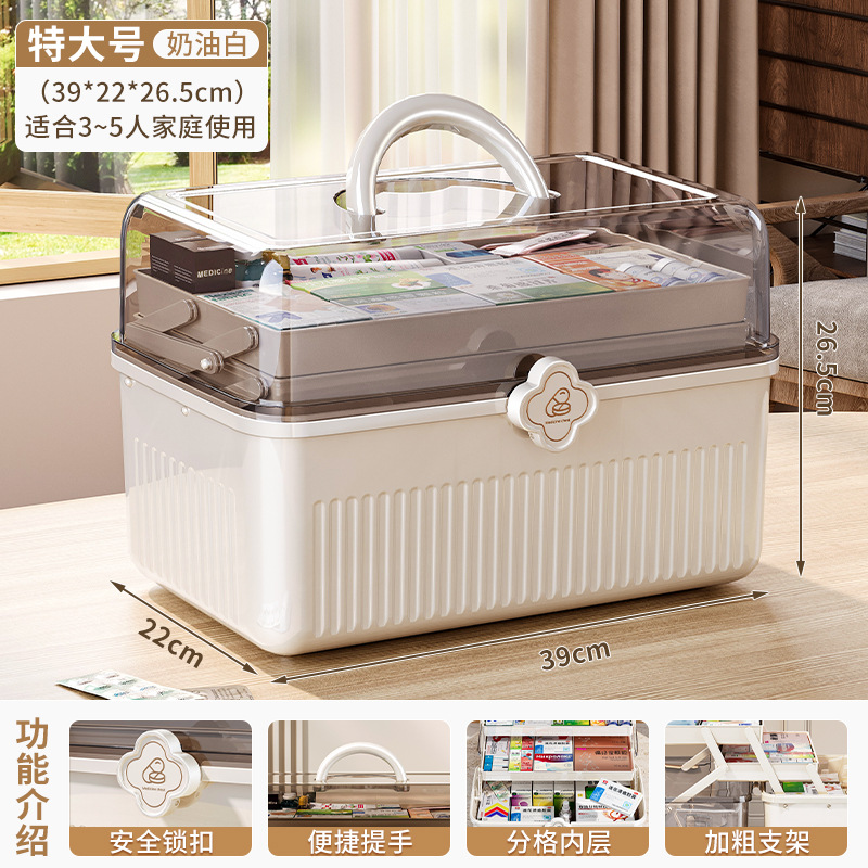 常备药医疗箱随身儿童大容量双层