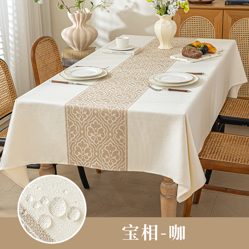 正方形网红桌布新款装饰防污餐饮