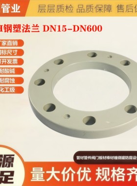 PPH钢塑法兰衬钢法兰DN15-DN600