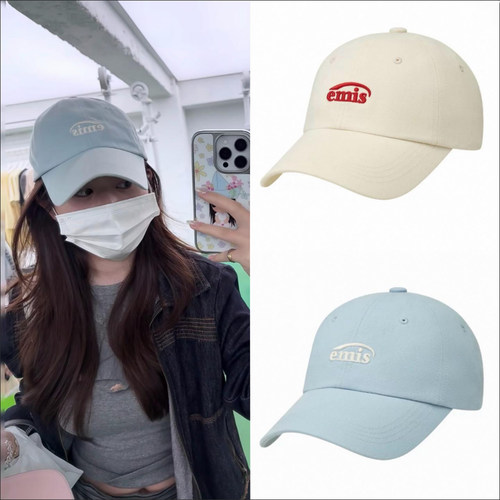 韩国正品emis帽子26春夏新款刺绣小标棒球帽男女同款鸭舌帽 E261U