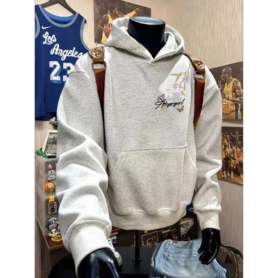 大码300斤设计感小众连帽卫衣