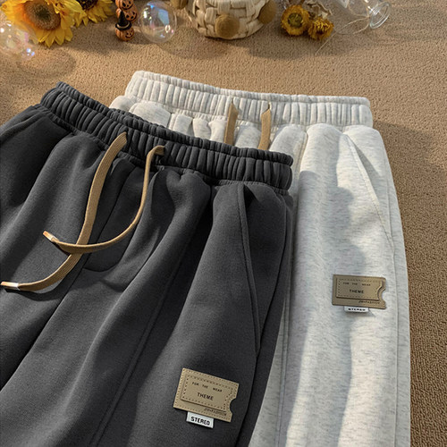 加大码300斤休闲裤子男女加绒裤