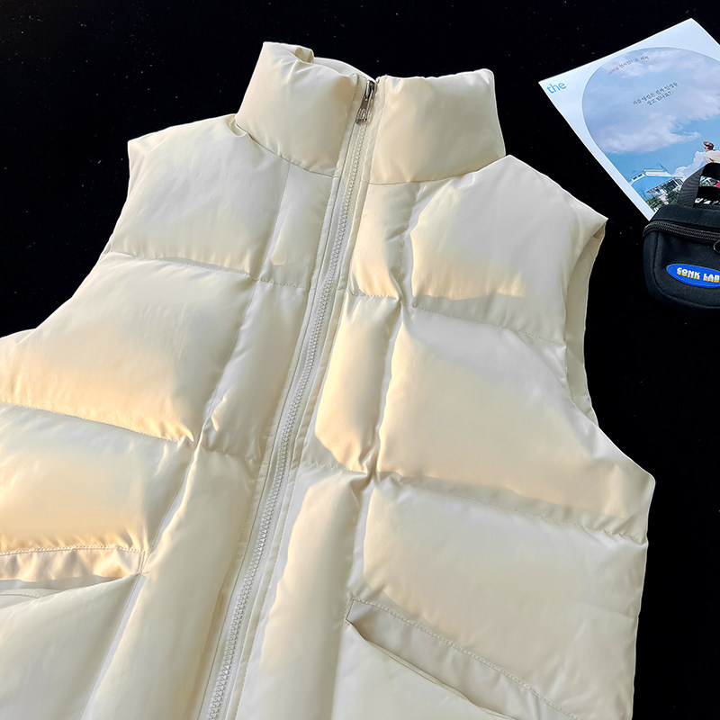 男款冬季情侣立领美式潮流复古风