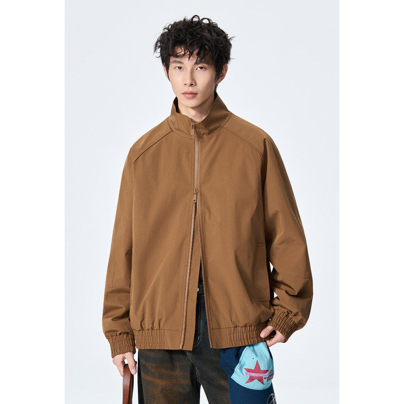 深灰色cleanfit潮牌解构飞行夹克男美式廓形短款外套春季新款上衣,男装,夹克,淘宝优惠券,粉丝福利购,淘宝优惠卷