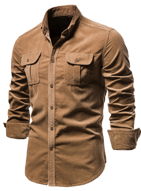 Casual Slim Men's Long Sleeve Shirts    休闲修身男士长袖衬衫