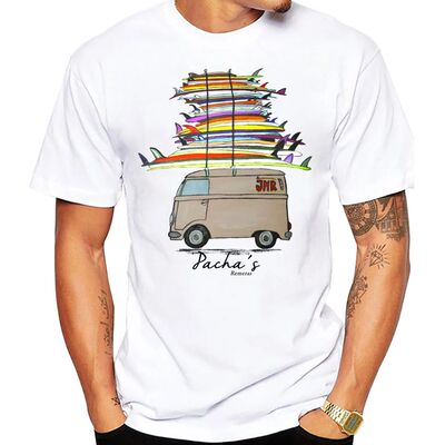 Solid color simple round neck couple T-shirt 简约圆领情侣T恤