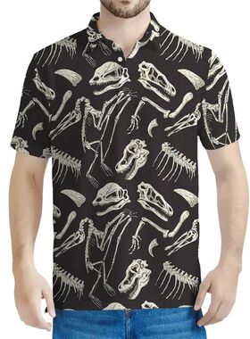 翻领短袖开襟男衬衫 Men's collar short sleeved open top shirt