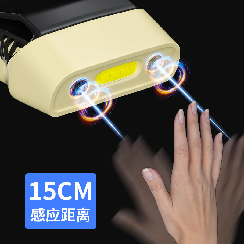 户外感应头灯强光头戴式