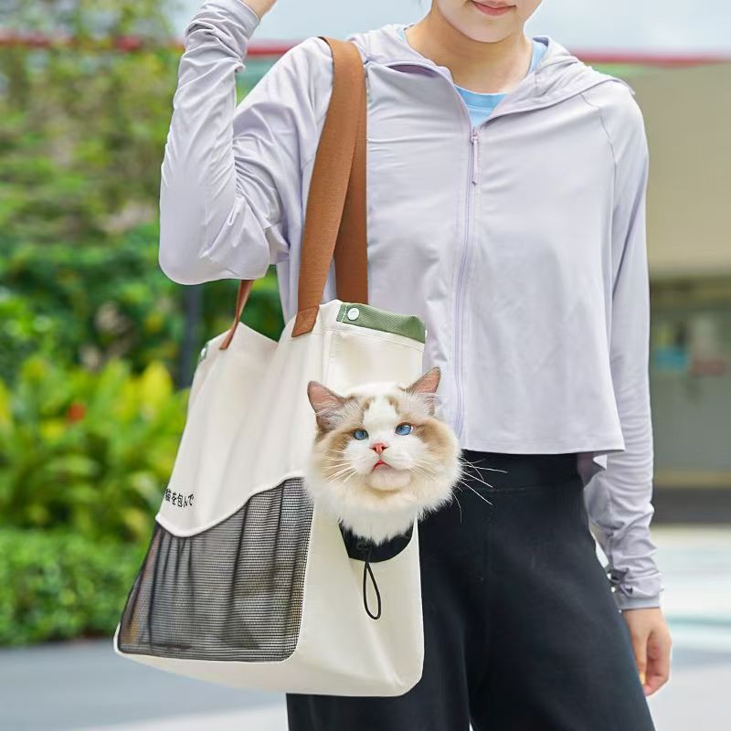 猫包单肩外出手提拎袋子