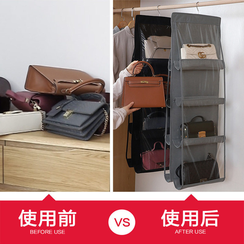 包包收纳挂袋挂式门后布