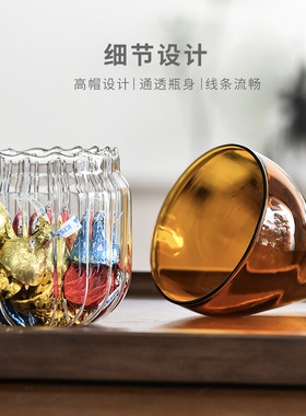 圣诞帽糖果罐高颜值彩色