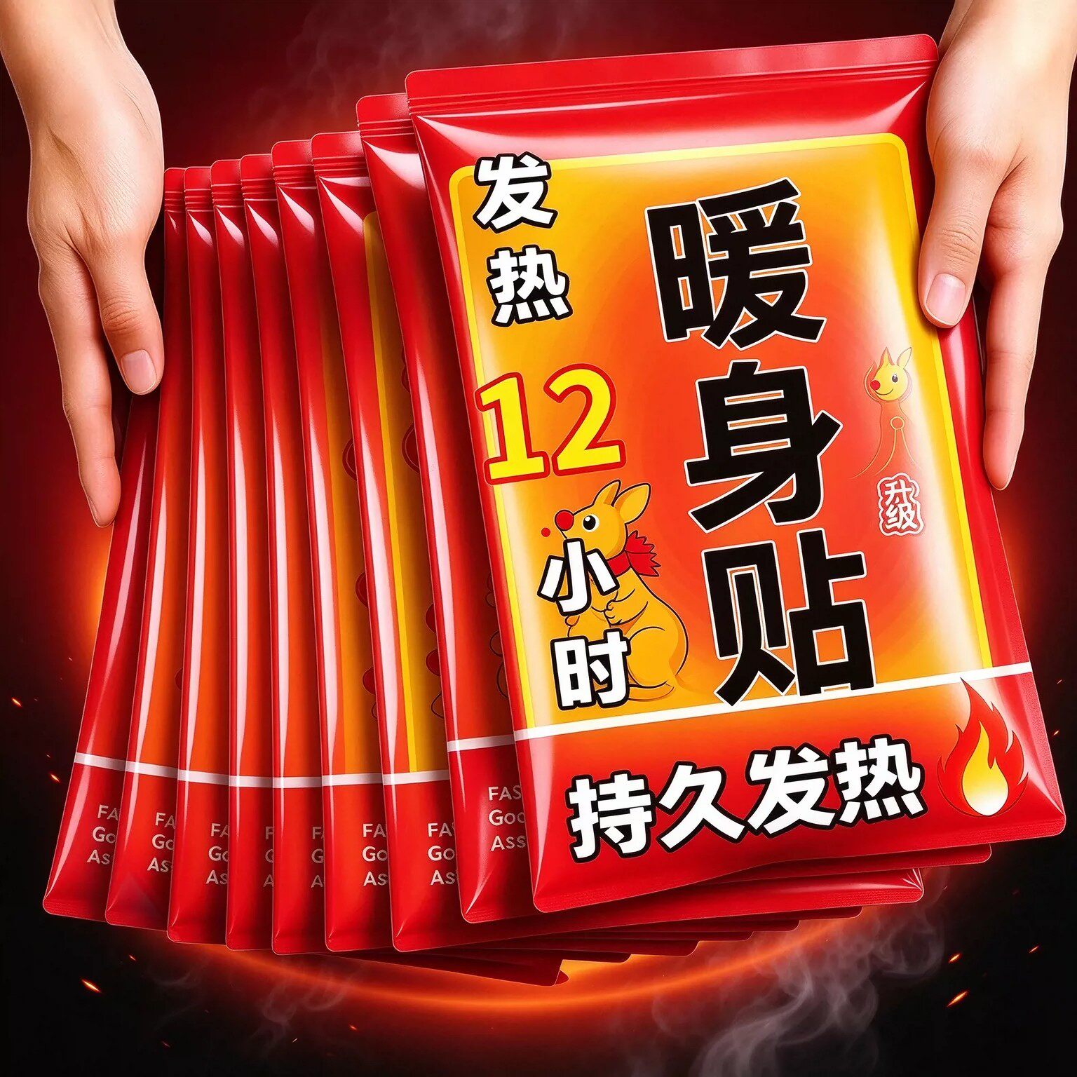 腰部暖身贴热贴正品暖宝宝