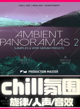 Chill氛围采样包loop音色素材FLstudio音源EDM电音beat编曲hiphop