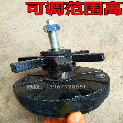 注塑机避震脚 冲床减震垫铁 机床防震六爪垫铁 圆形调d节垫脚Φ