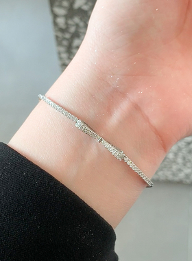 一式蝴蝶结抽拉手链女轻奢小众