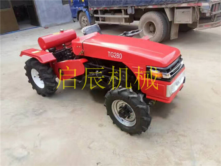 果园管理机多功能农机机械四轮拖拉机404柴油机504四驱农用耕地机