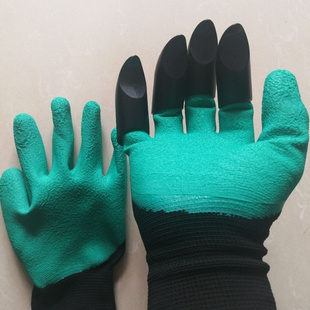 防护家用爪子手套挖土种菜防水耐磨加厚刨土透气种菜种花园艺手套