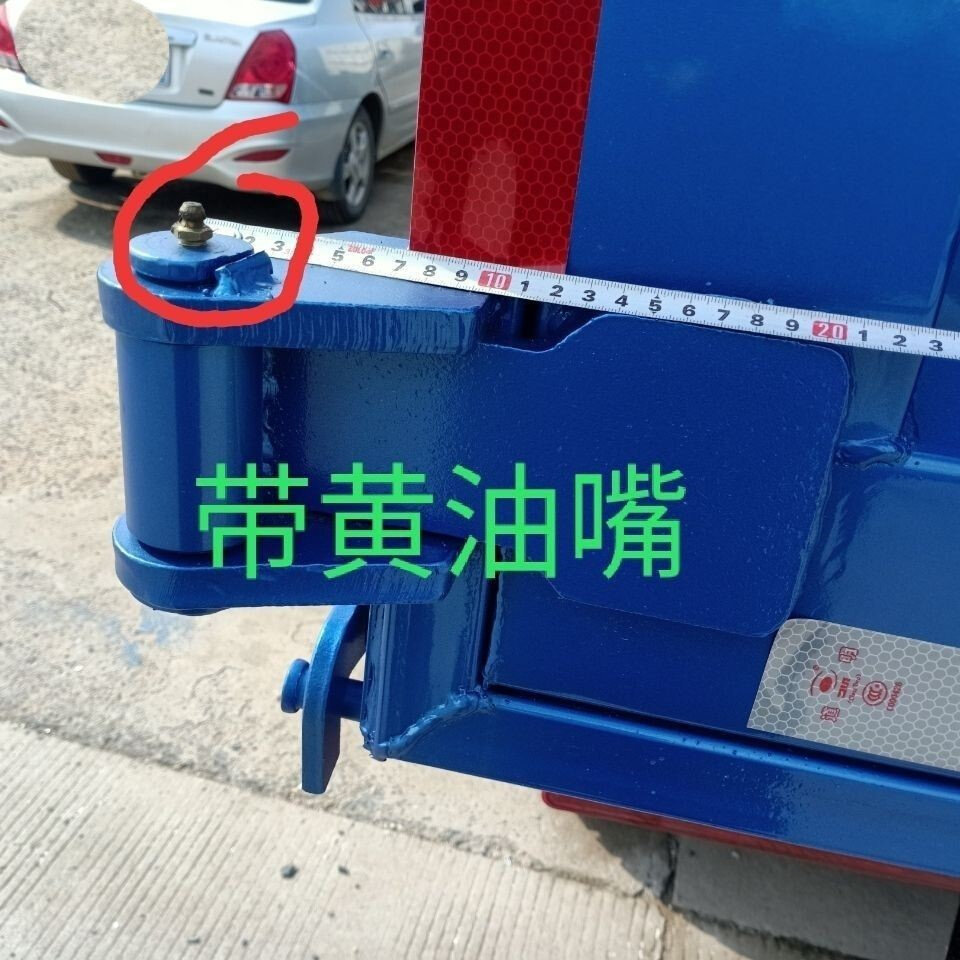 五征奥驰原车配件 奥驰大箱后合页自卸车 后挡板焊接合页 不带漆