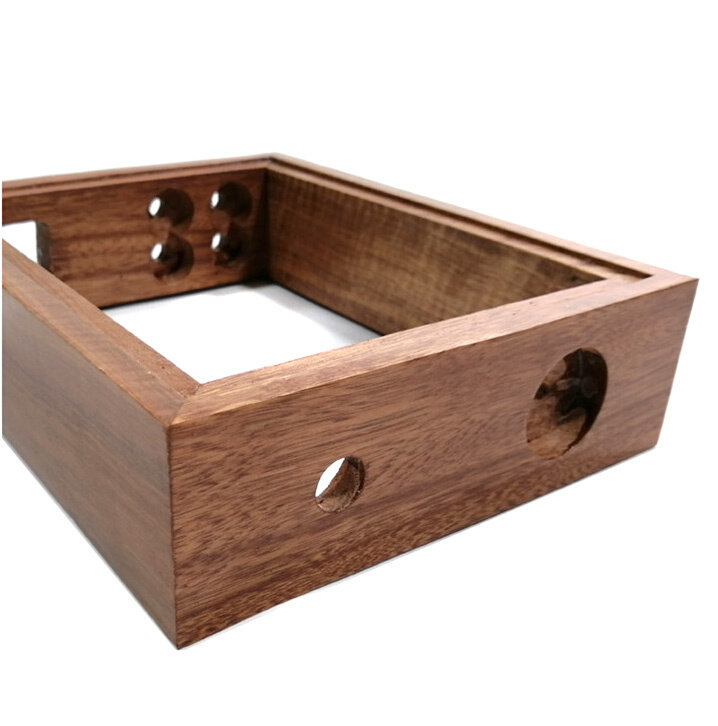 qn205 木框 胆机木箱 木机箱 前级 功放 耳放机箱 沙比利实木