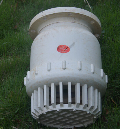 全塑料法兰底阀 化工pvc塑料底阀 耐酸 化工污水底阀 dn125150200