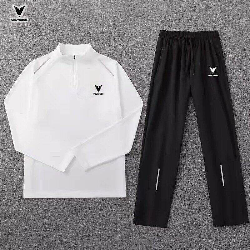 VDOUTR跑步套装男速干运动