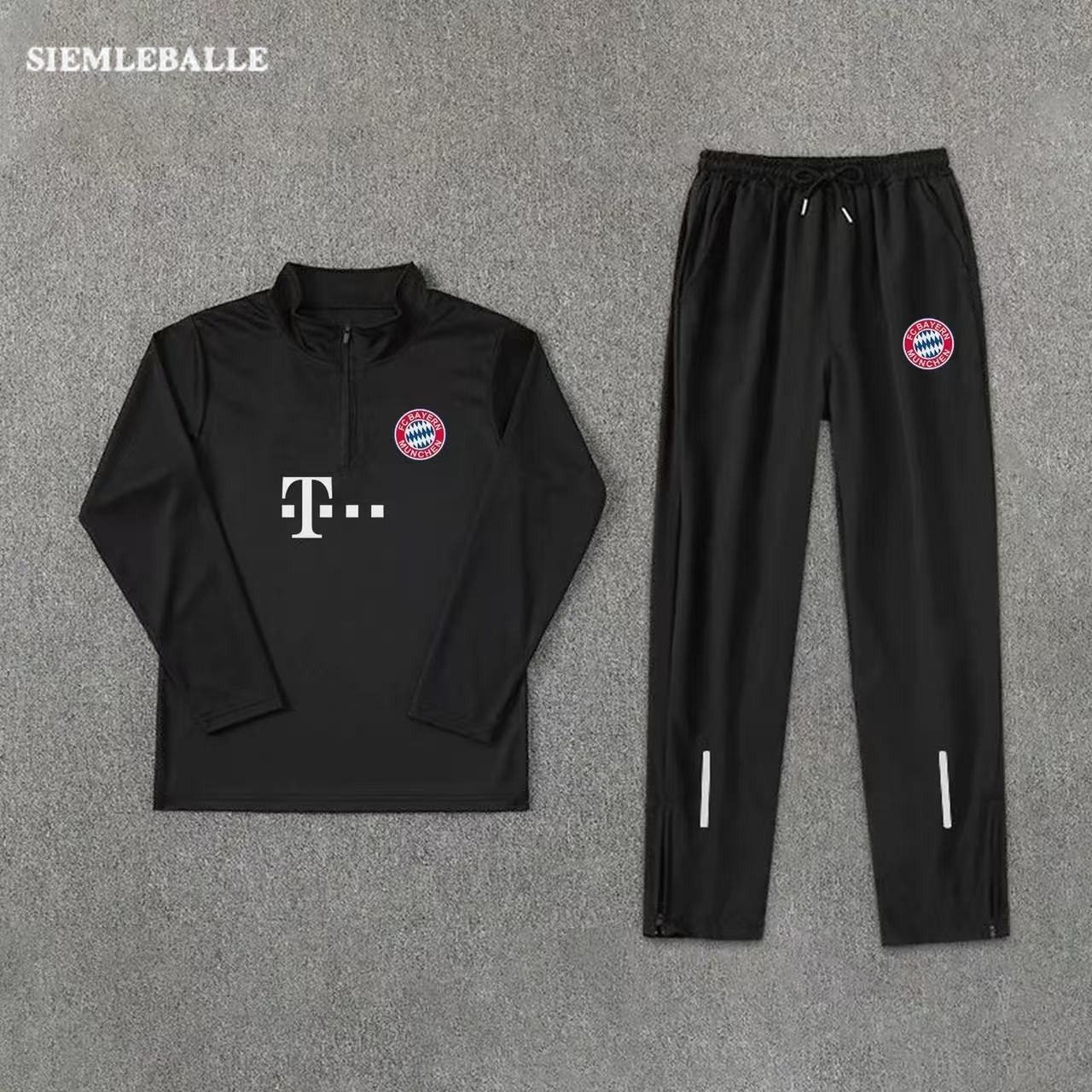 2425新款利物浦足球服训练拉链套装运动速干立领长袖健身跑步长裤