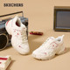 Skechers斯凯奇女鞋 女149514 机甲复古增高老爹鞋 运动熊猫鞋 休闲鞋