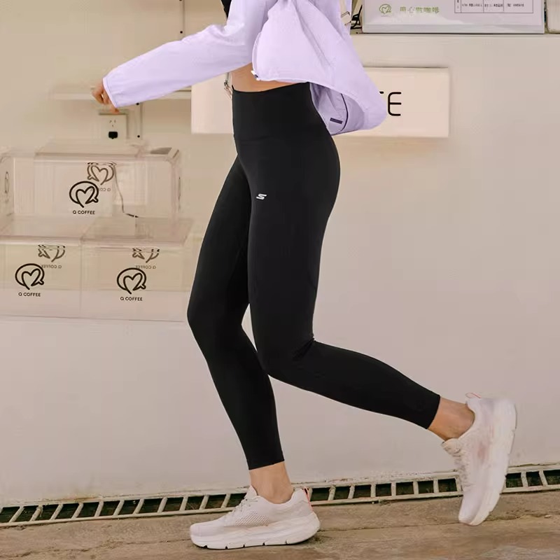 斯凯奇女士针织紧身长裤P223W090