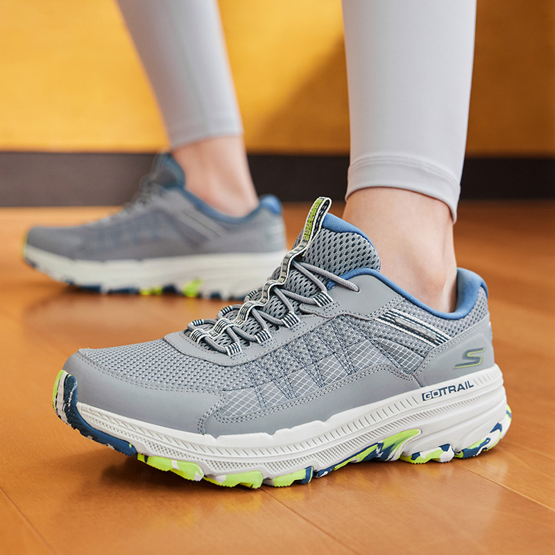 kechers斯凯奇户外越野跑鞋男女款休闲跑步鞋吸震透气舒适运动鞋