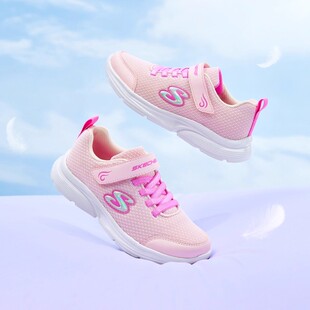 303522L 女童轻便舒适运动跑步鞋 Skechers斯凯奇新款 魔术贴休闲鞋