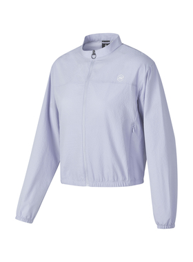 斯凯奇女子短款舒适运动系列防紫外线立领设计防晒衣服P324W035