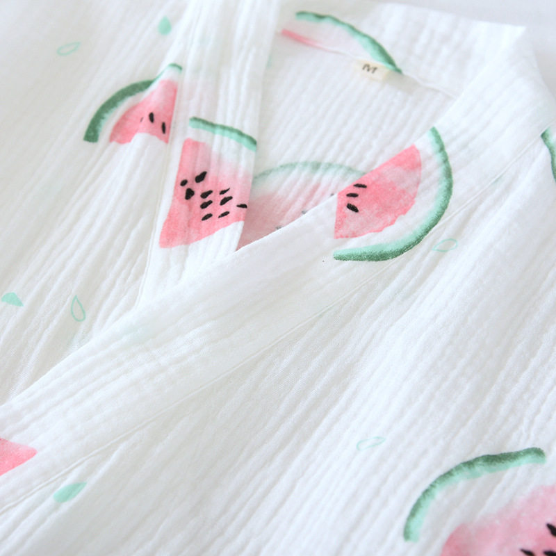 크레이프 코튼 반팔 반바지 2022 여름 잠옷 여성 T