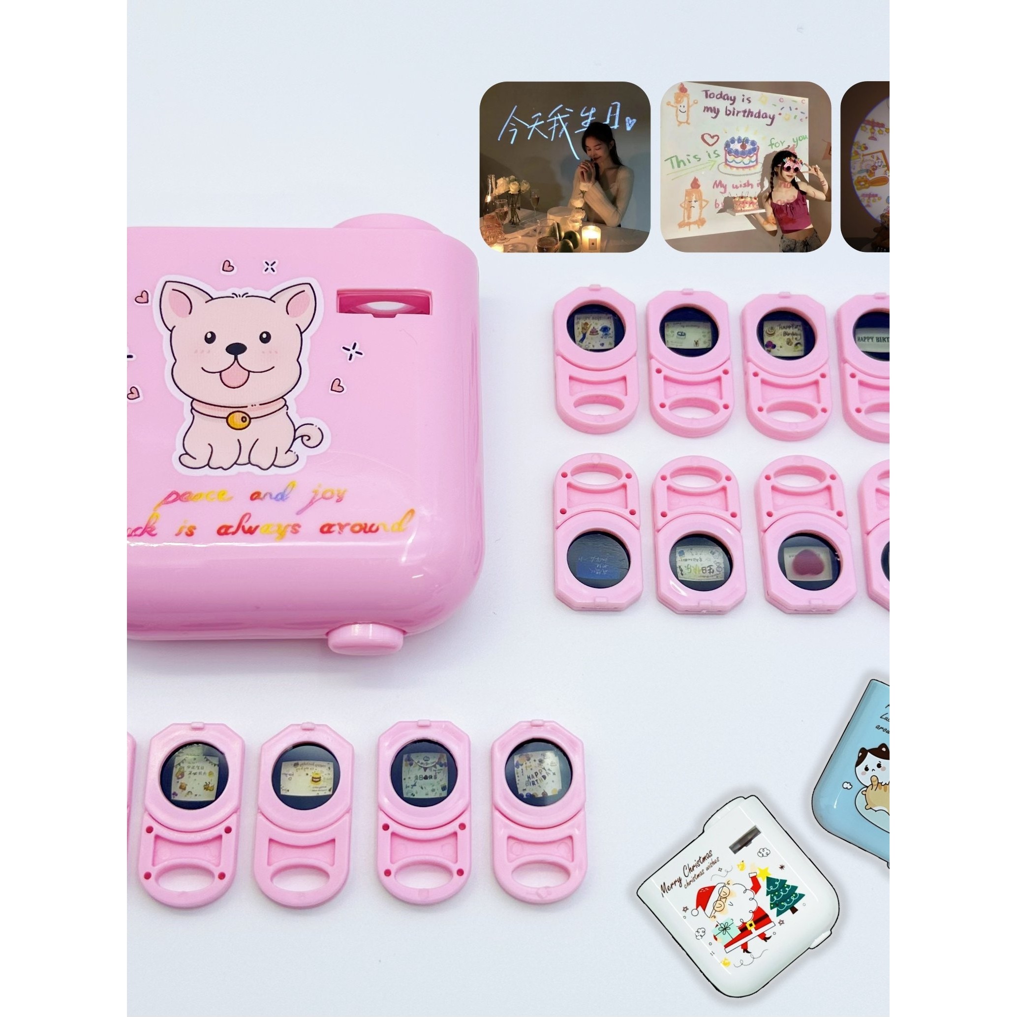 生日投影灯风景投影仪拍照道具男女生背景装饰过节氛围生日礼物