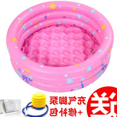 新款婴儿充气浴盆宝宝洗澡t盆大号加厚新生儿童可坐躺折叠便携洗