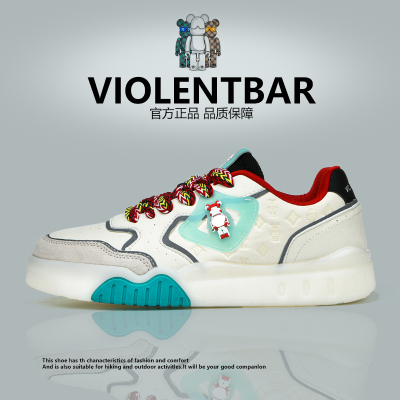 VIOLENTBEAR/暴力熊男鞋2024夏季新款潮鞋情侣款休闲板鞋女807