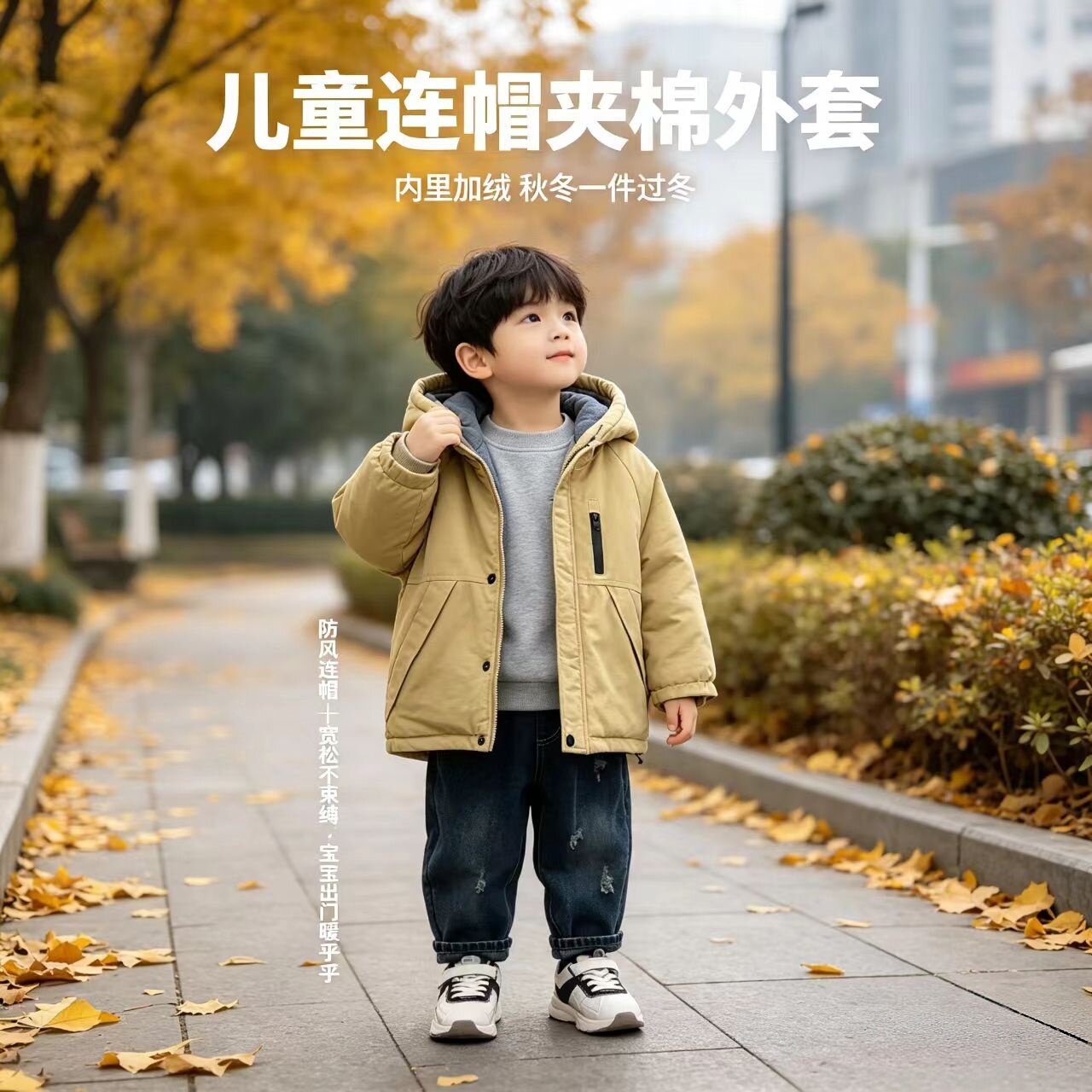 儿童加厚棉服2026冬季新款童装