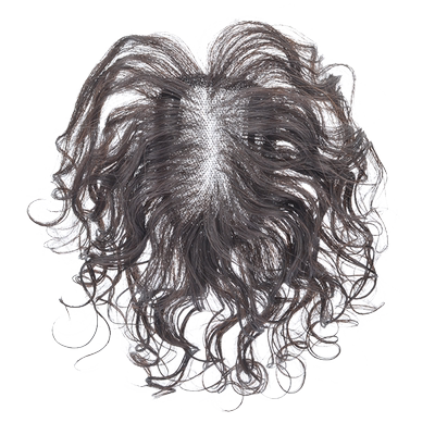 六嘟真人发丝瑞士网女卷发补发片